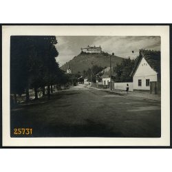   Krasznahorka, Krasznahorkaváralja,  Felvidék, vár, kastély, falu, 1940-es évek, Eredeti fotó, papírkép.  