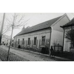   Nagy Mihály utca 8., Balassagyarmat, utcakép, Nógrád megye, helytörténet, 1941, 1940-es évek, Eredeti fotó, papírkép.  