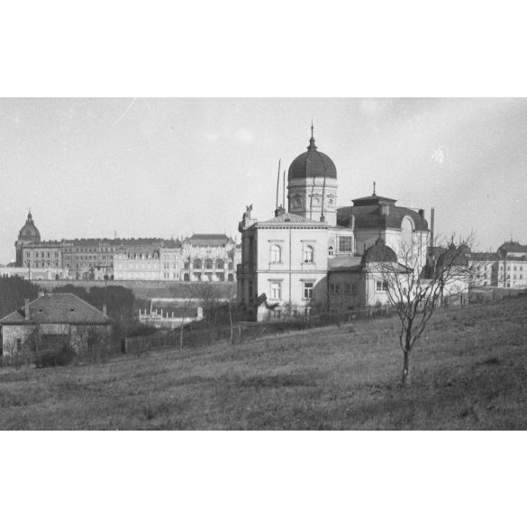 Fadrusz villa, Budapest, Naphegy, Fadrusz János szobrászművész villája, épület, Tabán, helytörténet, 1900-as évek eleje,  Eredeti nagyméretű fotó negatív, üvegnegatív!     